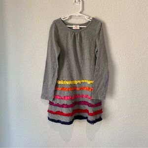 Hanna Andersson Ruffle Rainbow Dress Size 8
